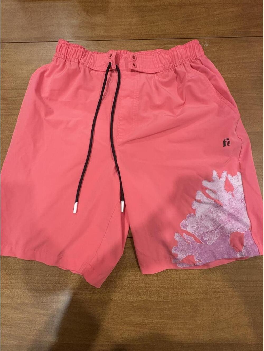 Bonobos Fielder Coral Swim Shorts with 9 Inch Inseam Size S